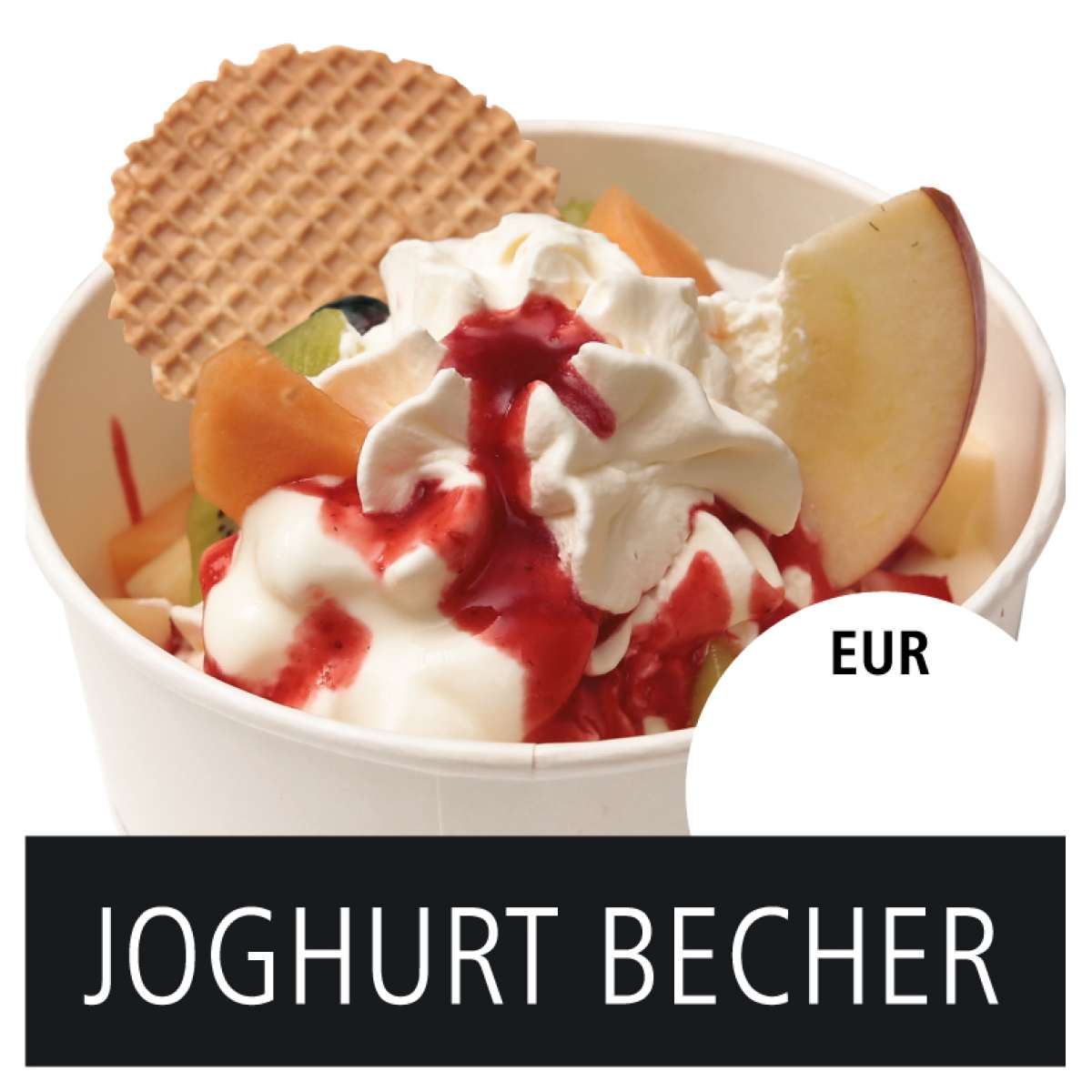 Produkt -Joghurtbecher (Schale)