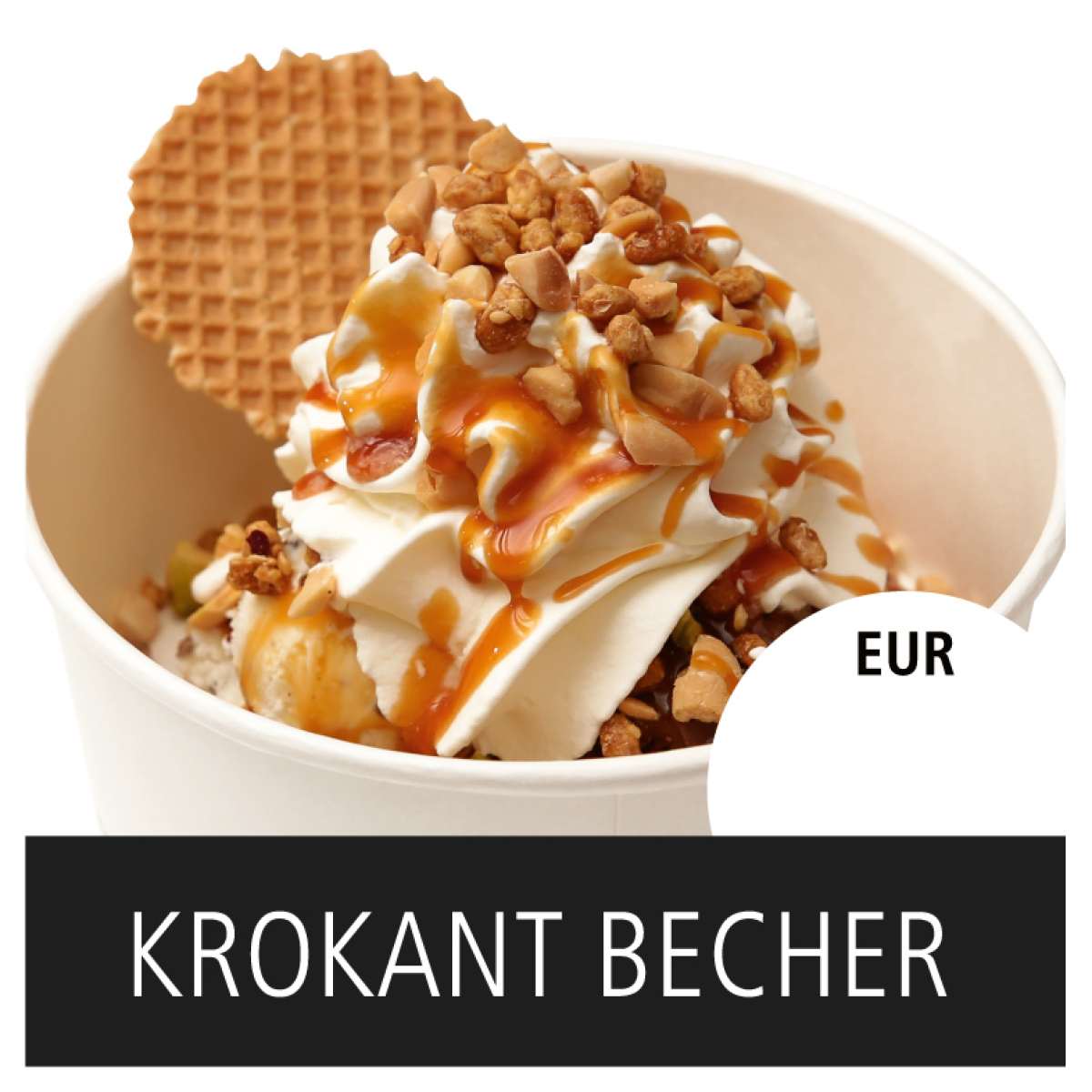 Produkt -Krokantbecher (Schale)