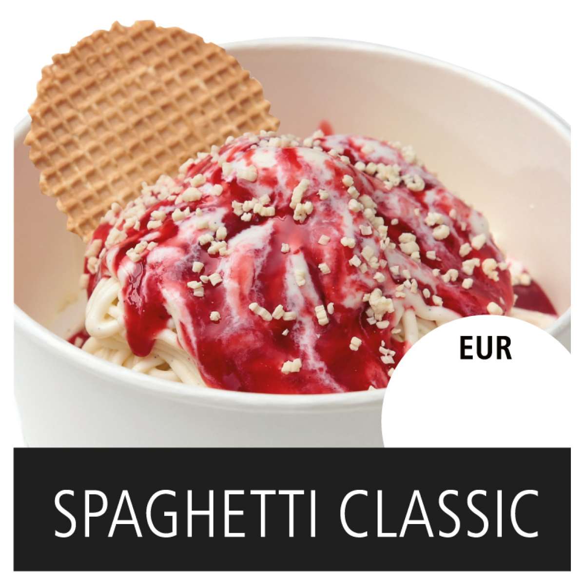 Produkt -Spaghettieis (Schale)