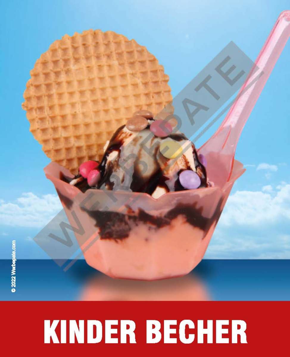 Produkt -Kinderbecher Magnetschild