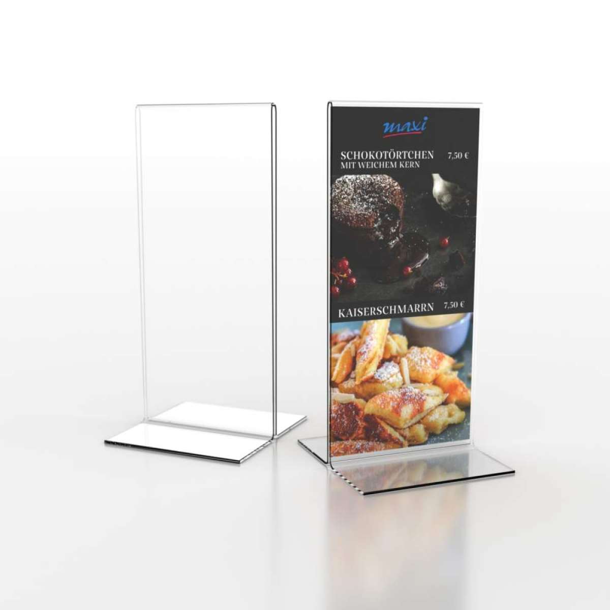 Produkt -Tischaufsteller Hoch (10 Stück)