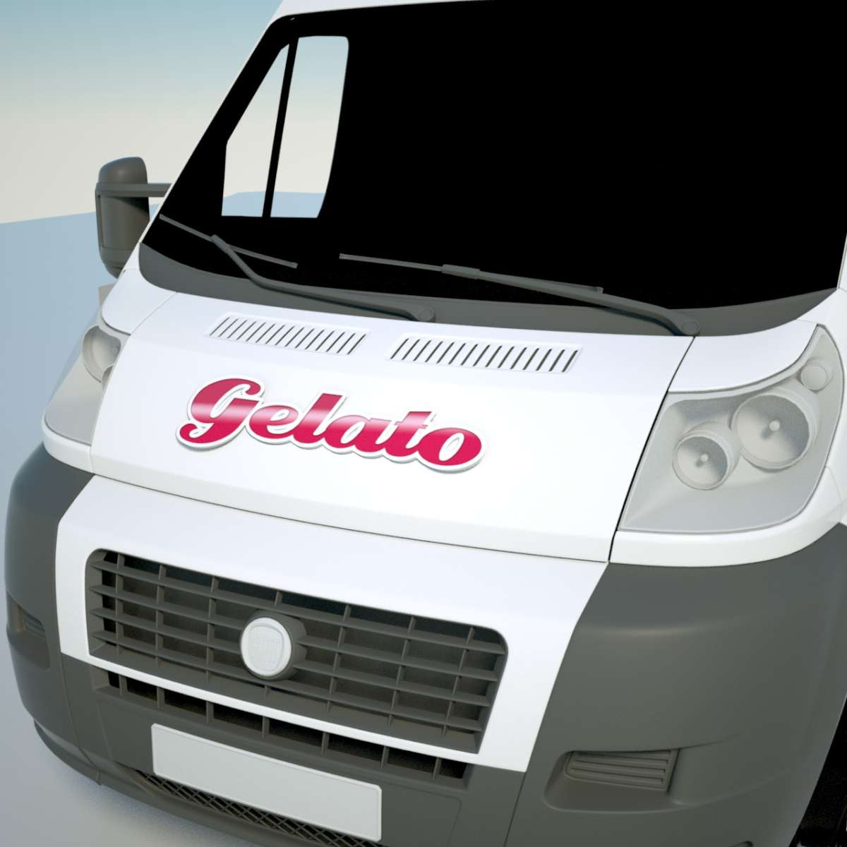Produkt - Aufkleber Gelato 70cm