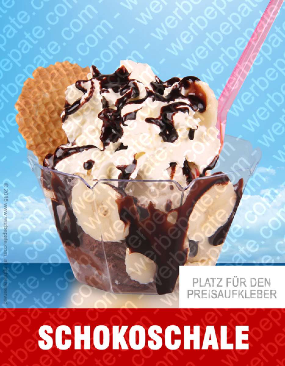 Produkt -Schoko Schale