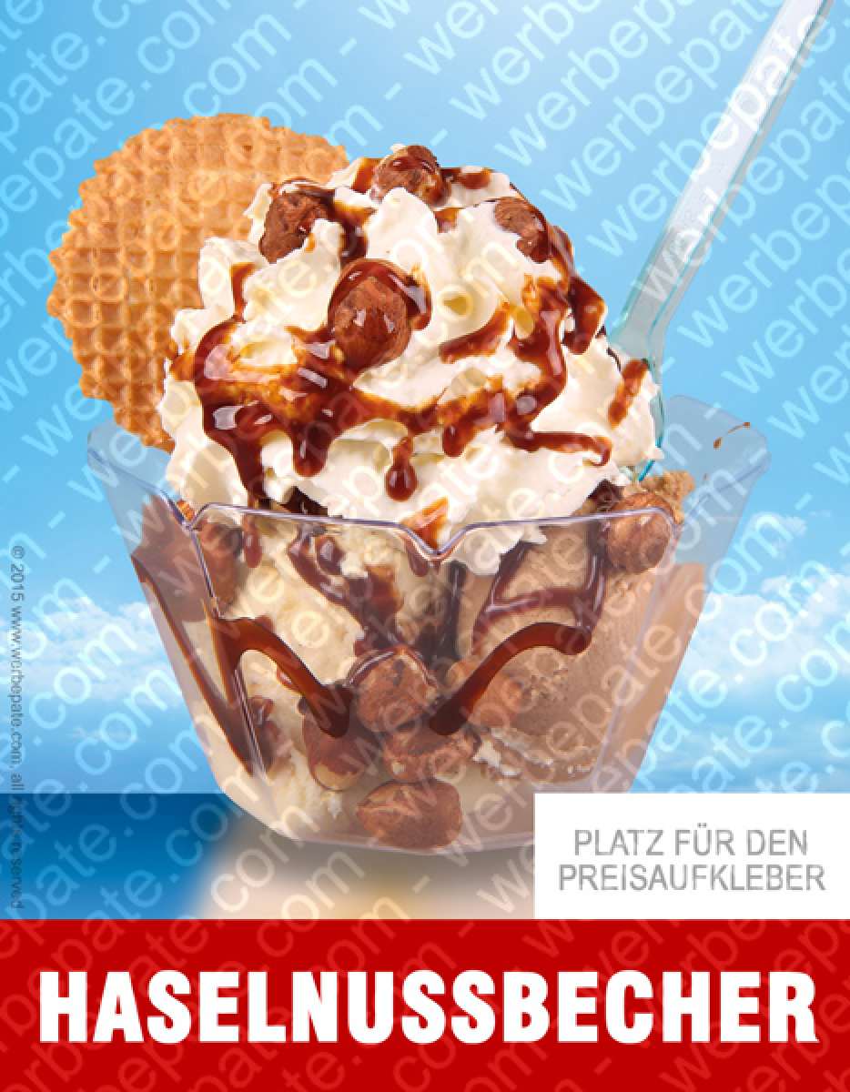 Produkt -Haselnuss Becher