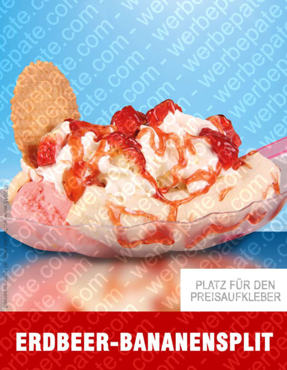 Produkt -Erdbeer Bananen Split