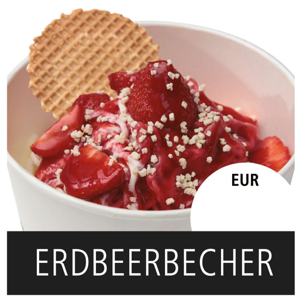 Produkt -Erdbeerbecher (Schale)