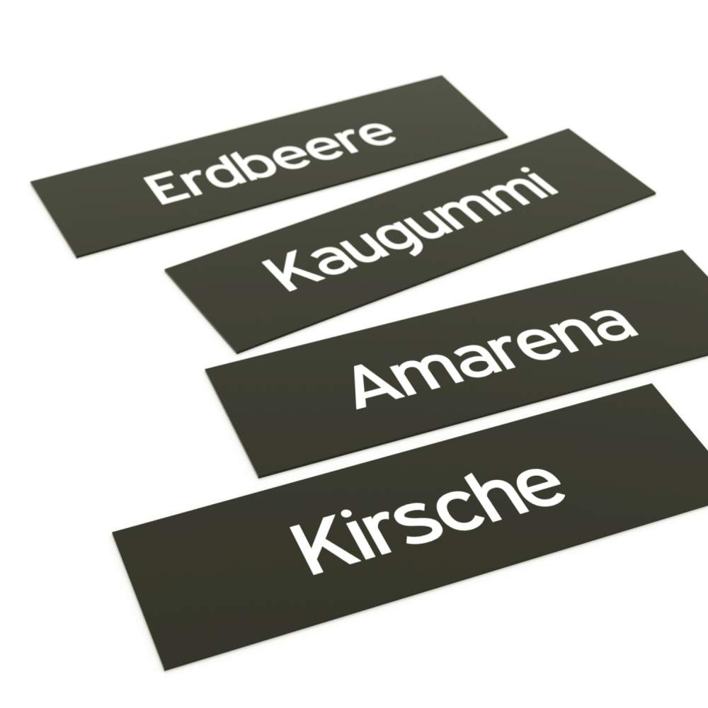 Produkt -40 Magnetschilder Eisnamen